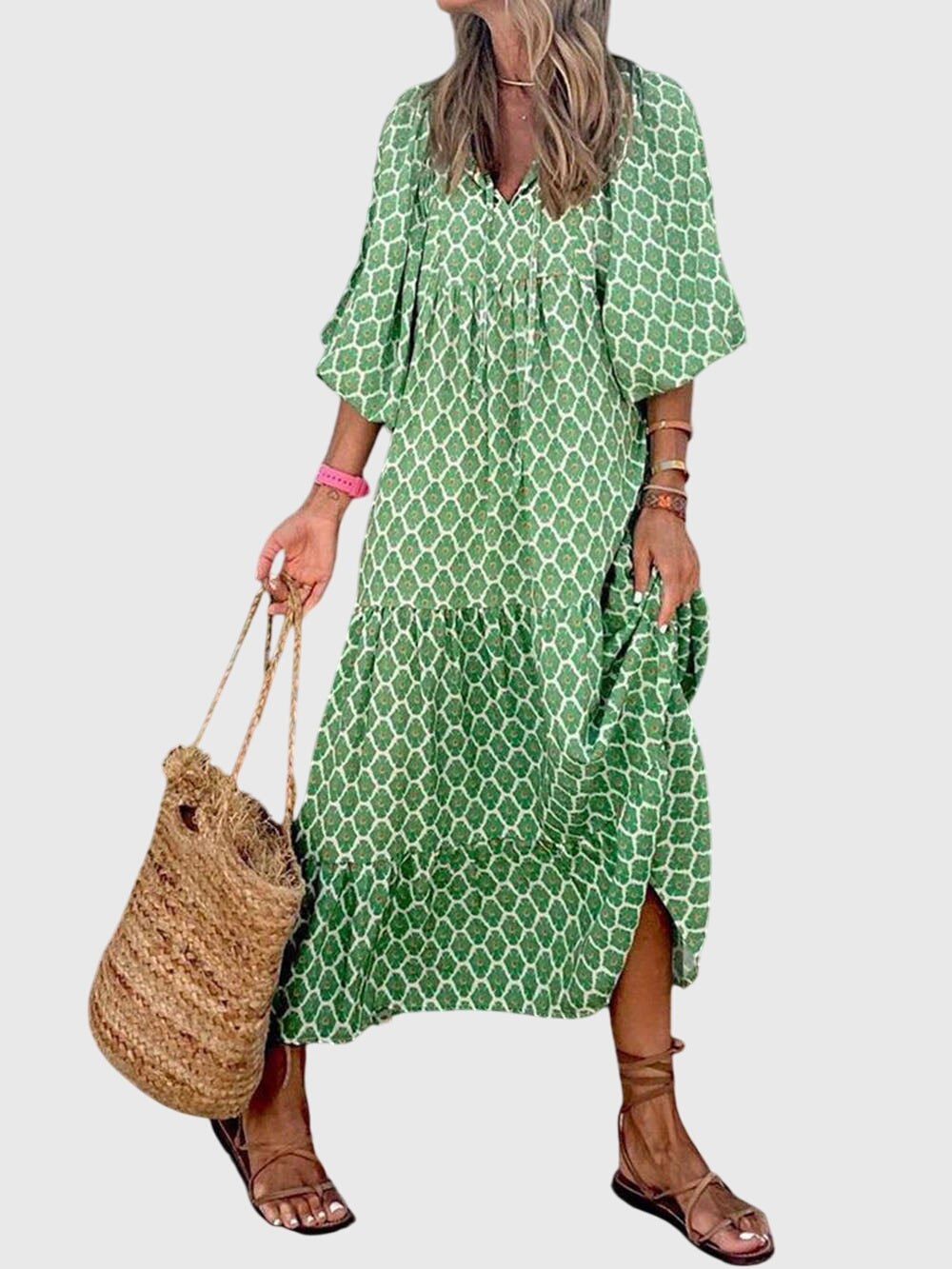 Dawn - Elegant wide maxi dress