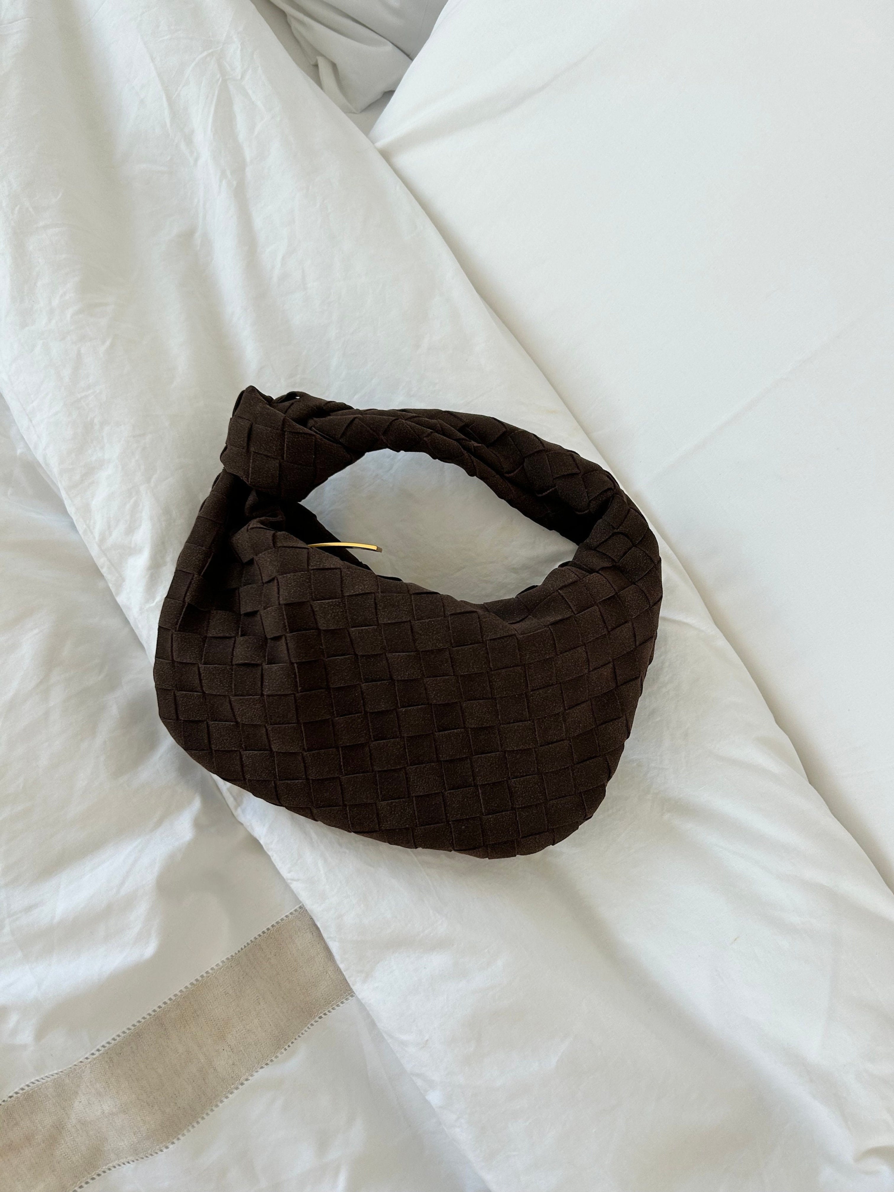 Renee | Soft Braided Mini Suede Bag