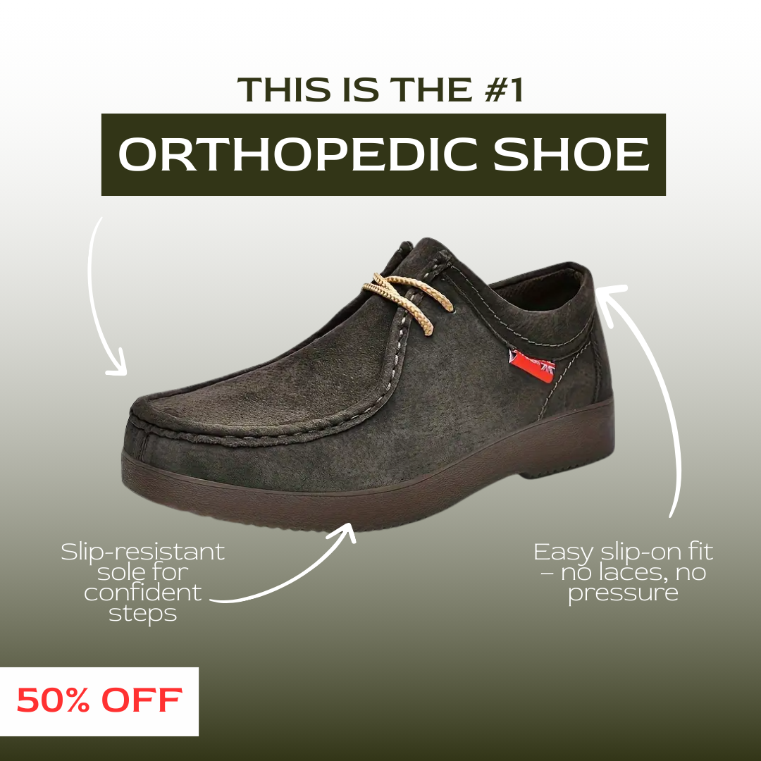 Belmiro - Leather Orthopedic Shoes | Premium Edition