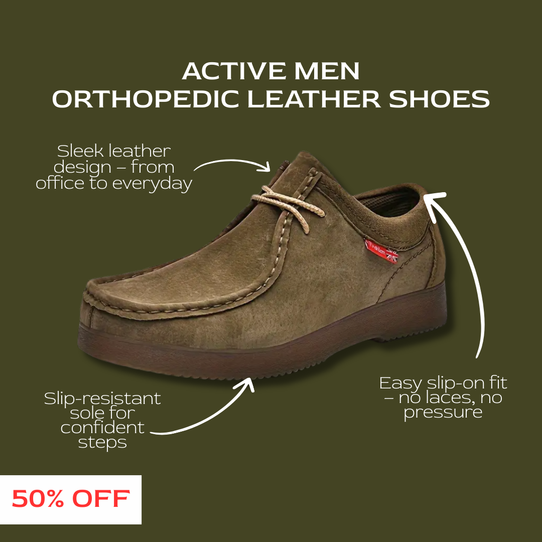 Belmiro - Leather Orthopedic Shoes | Premium Edition