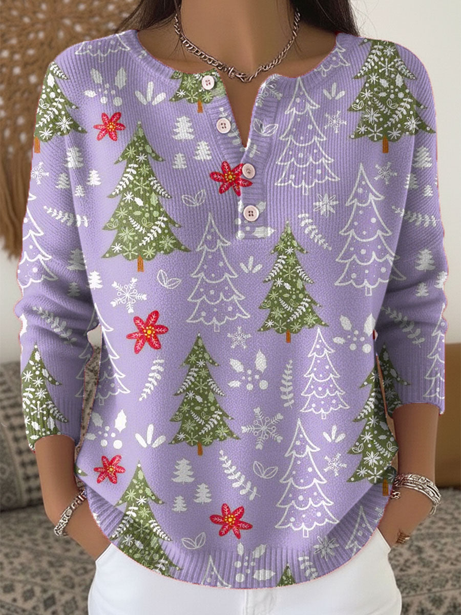 Sofie | Christmas Jumper with Buttons