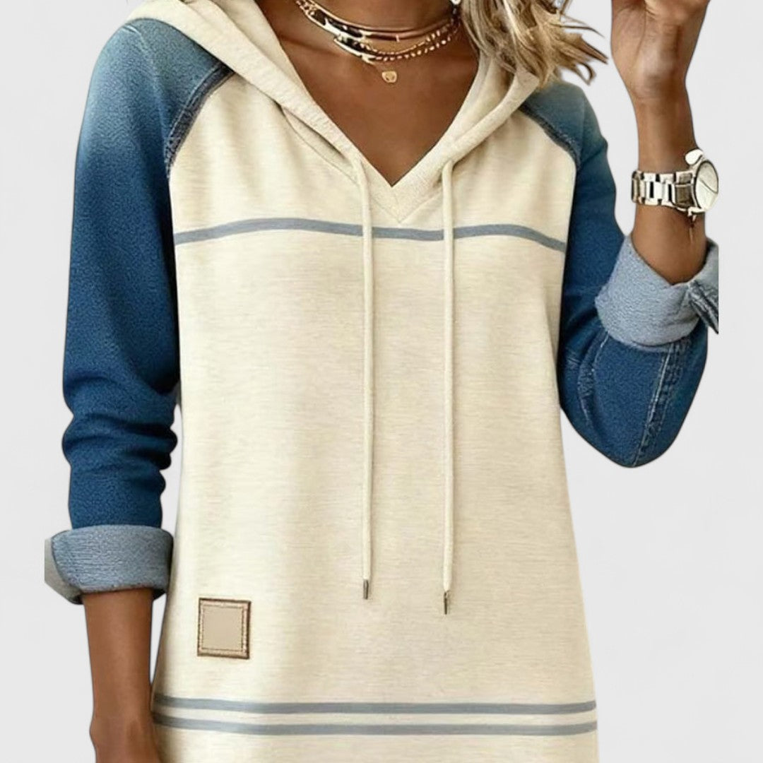 Lylia - Striped Hooded Dress