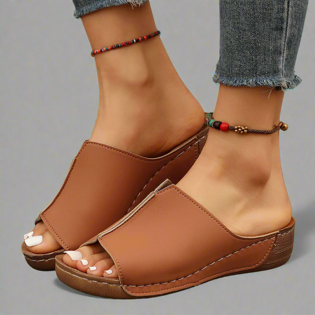 Clemensia | Handmade Wedge Sandals from Premium Materials