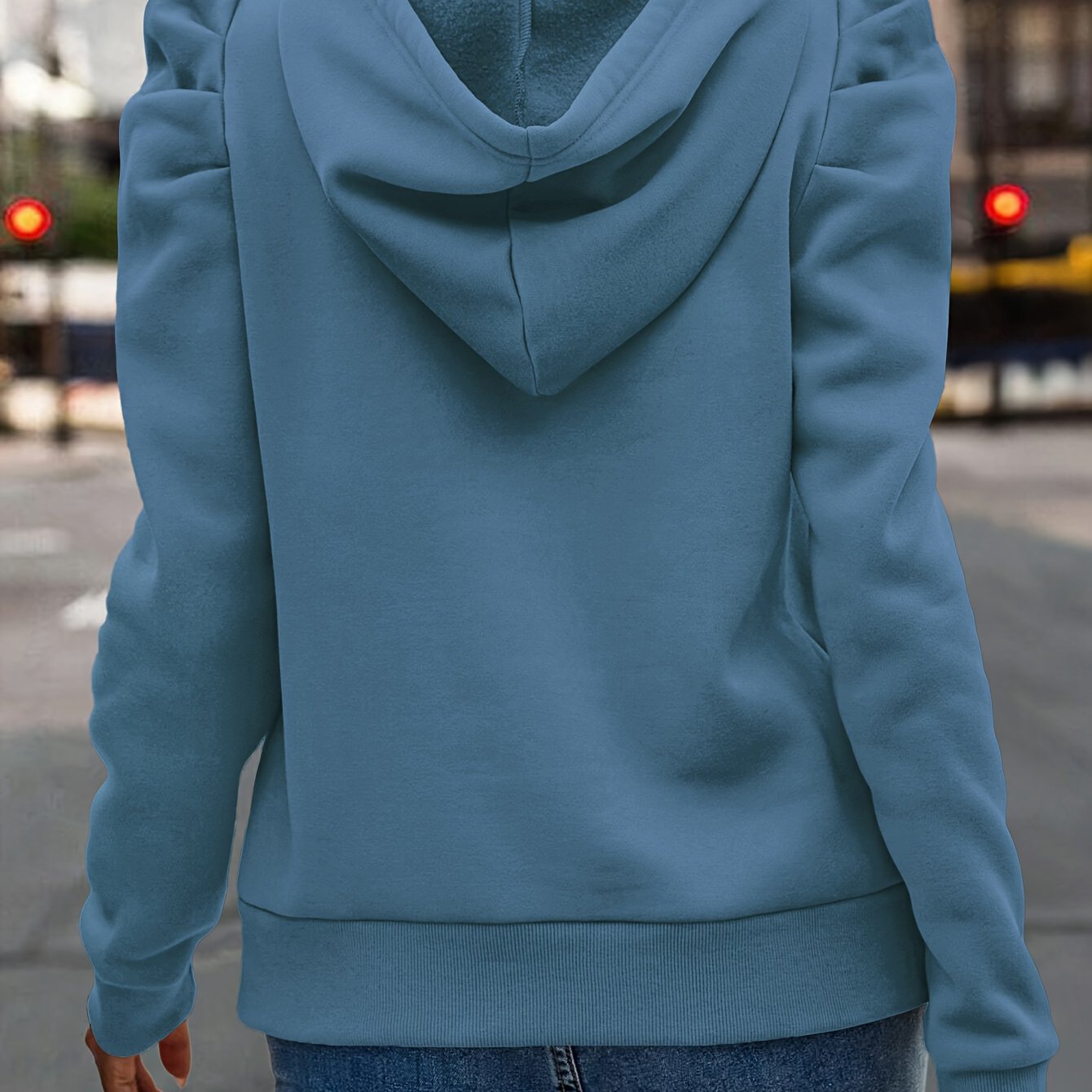 Selma™ | Light & Colourful Hoodie with Volume Sleeves