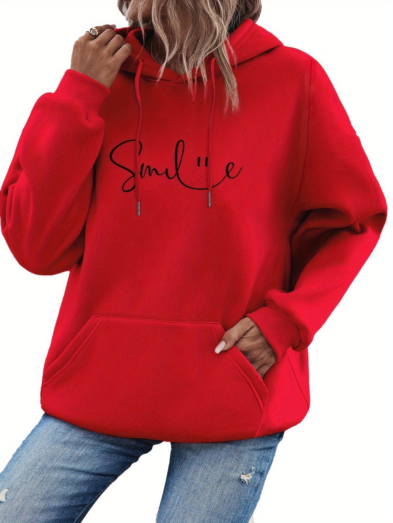 Lea™ | Smile Hoodie with Good Vibes