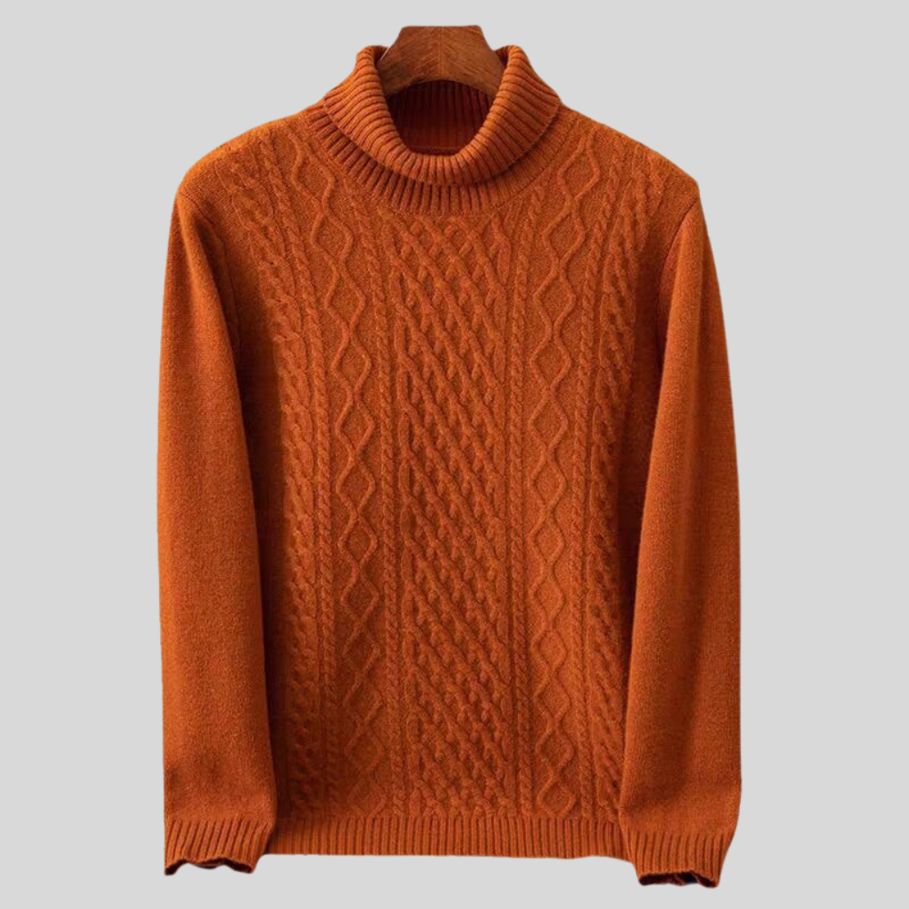 The Alex Turtleneck Weave Sweater