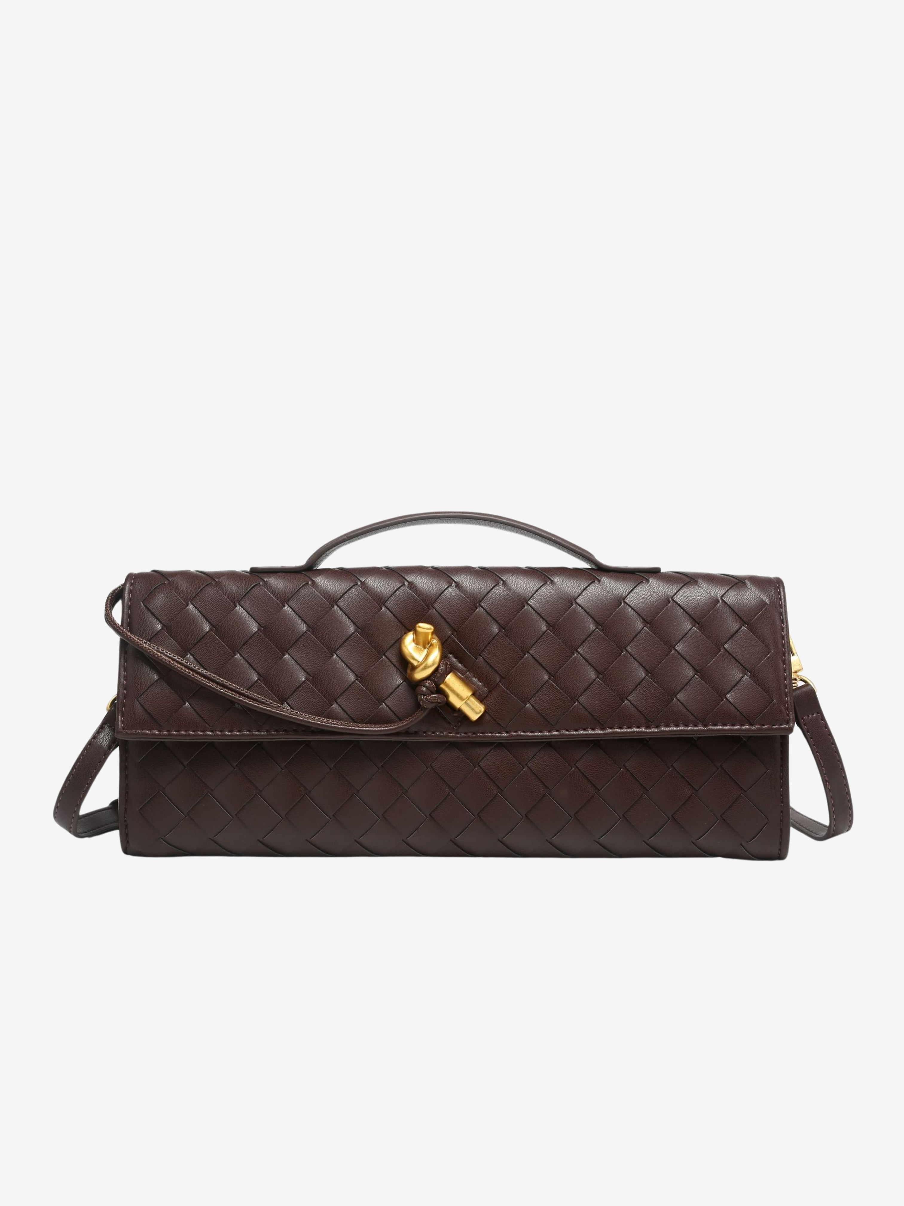Camila | Luxe Slim Woven Clutch