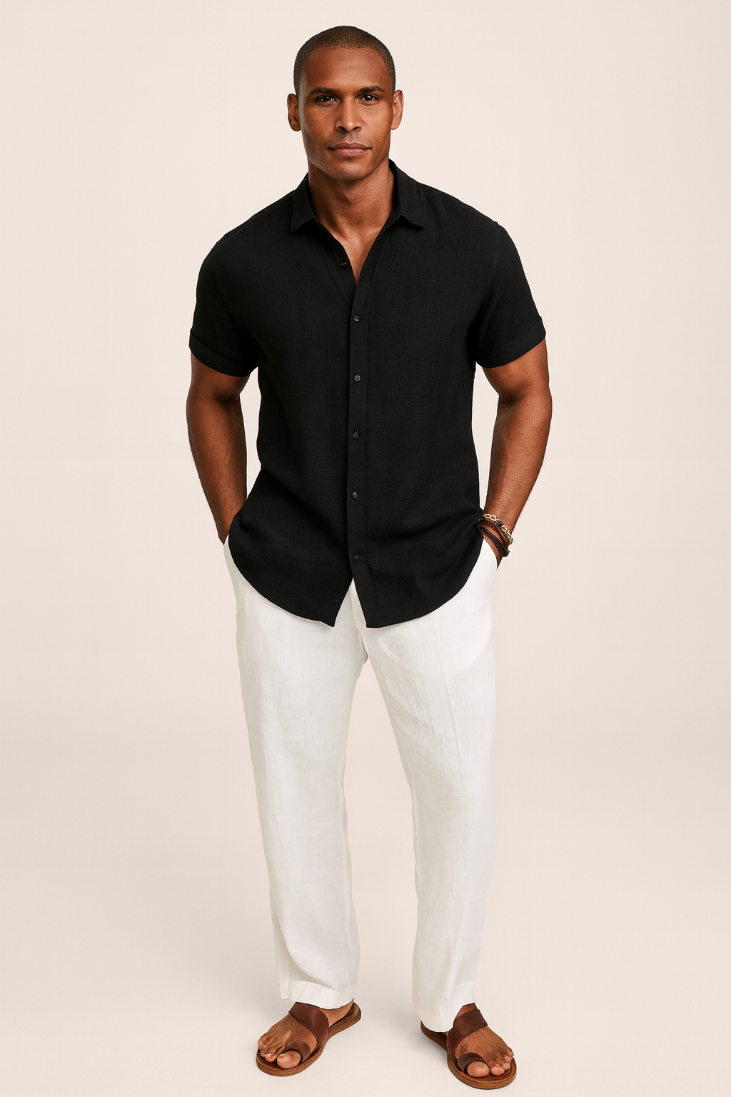 Linen Short-Sleeve Shirt