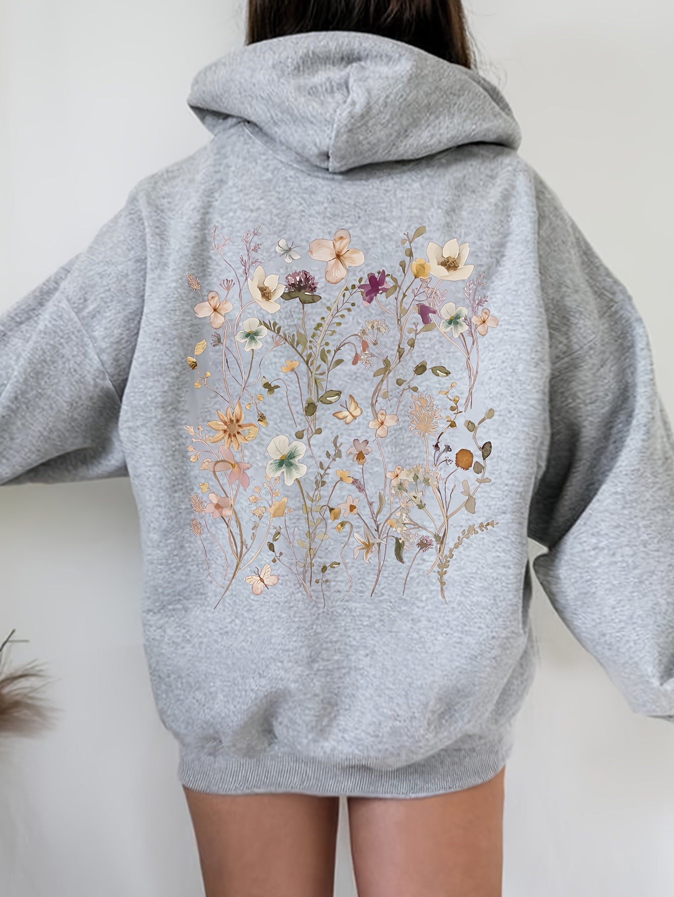 Alva™ | Floral Print Hoodie for Relaxed Moments