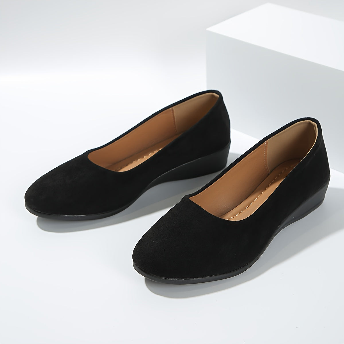 Éliane™ | Elegant Comfort Wedge Loafers