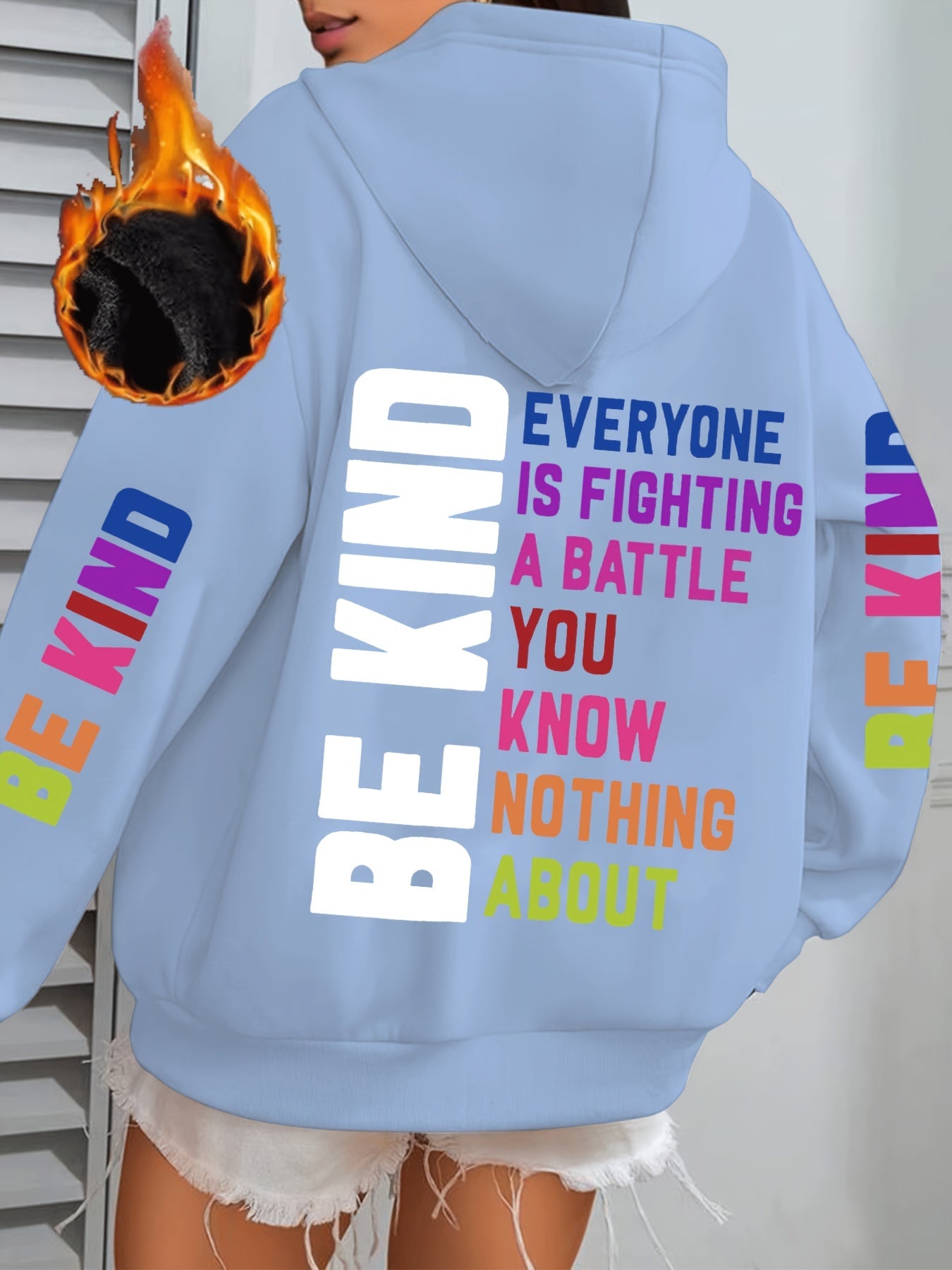 Kaja™ | Be Kind Hoodie with Message