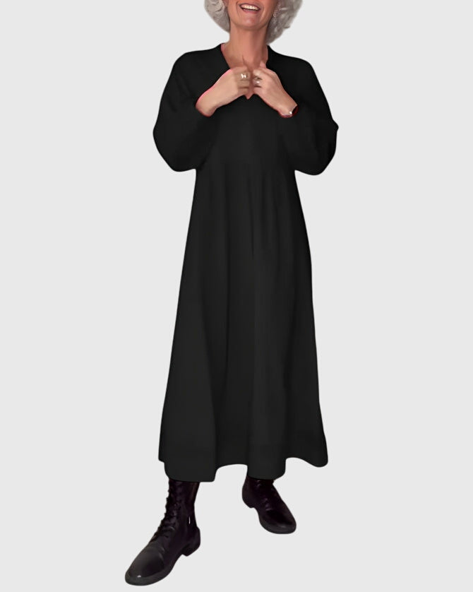 Amanda - V-neck Maxi Dress