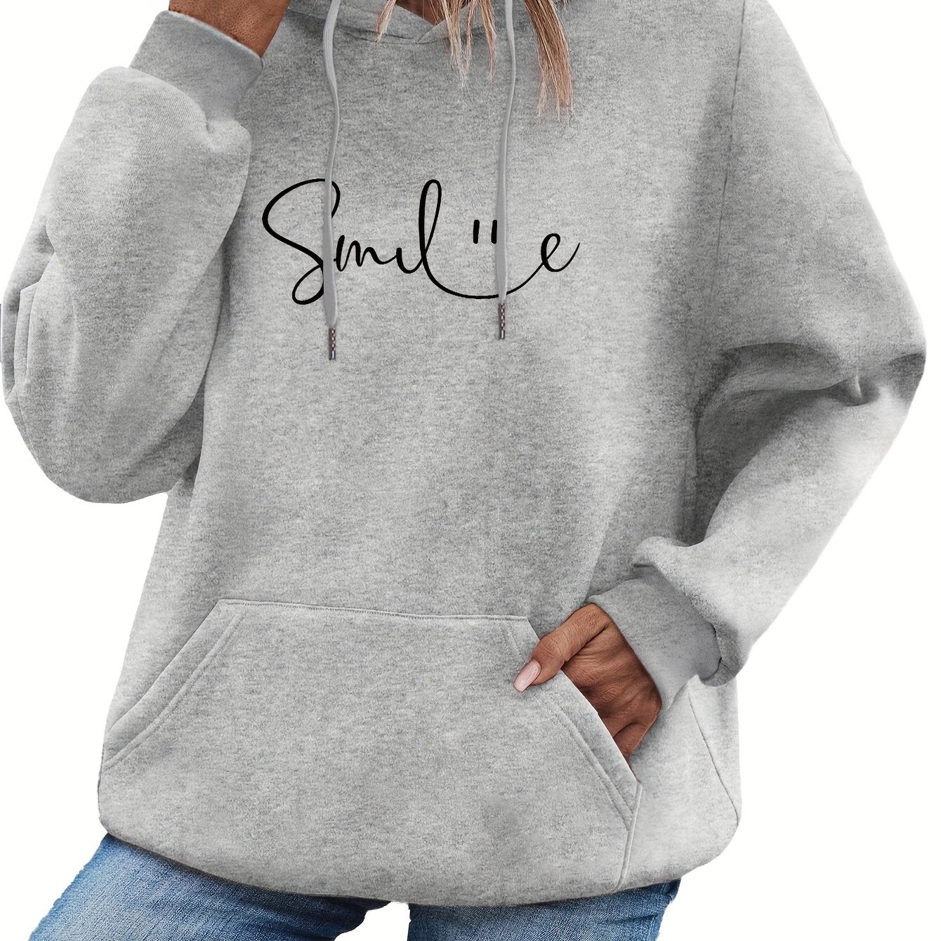 Lea™ | Smile Hoodie with Good Vibes