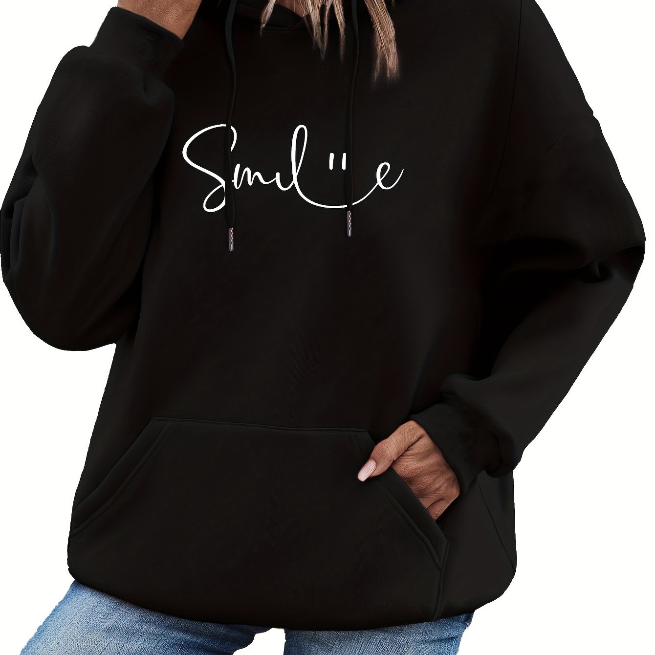Lea™ | Smile Hoodie with Good Vibes