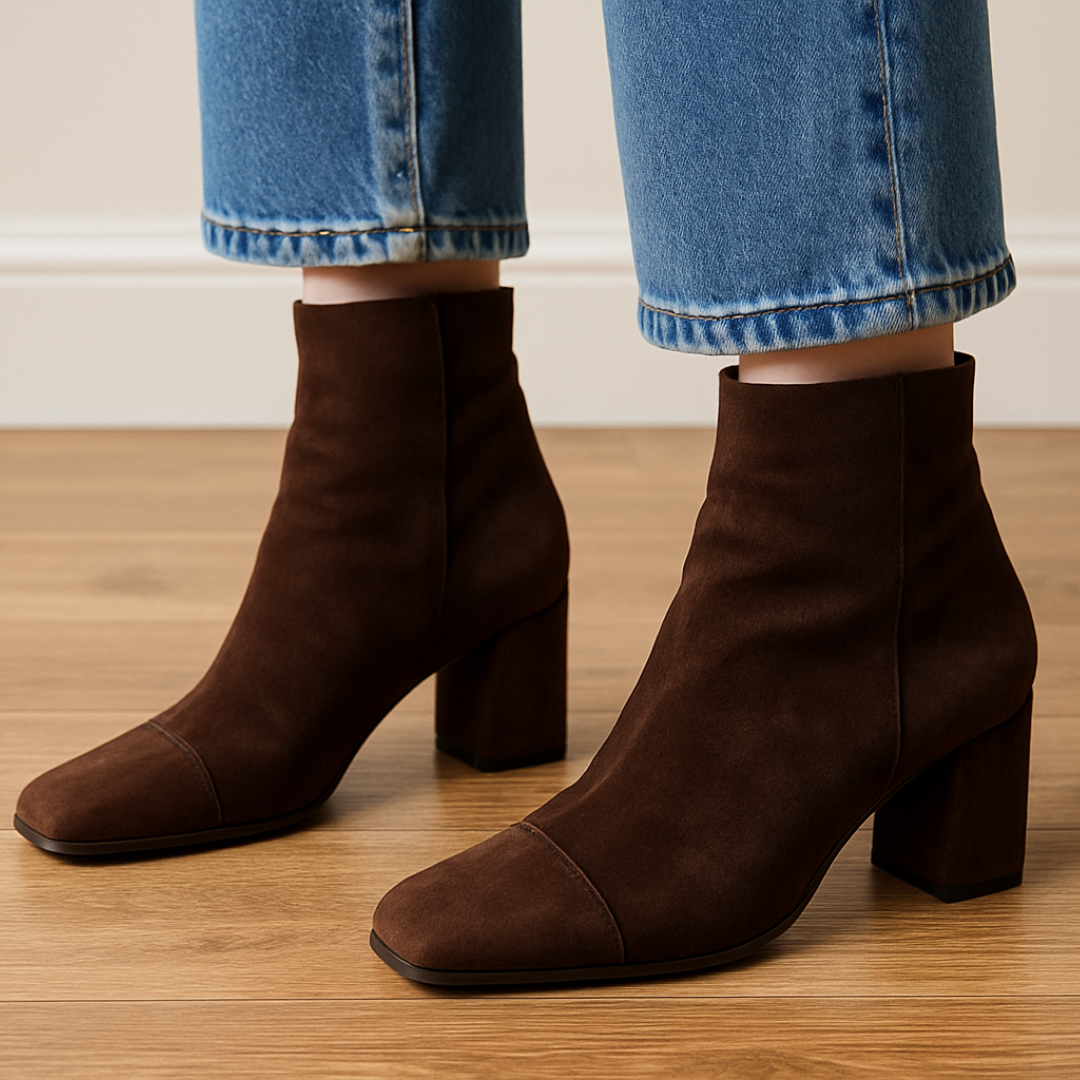 Yvonne – Elegant Comfort Heel Boots