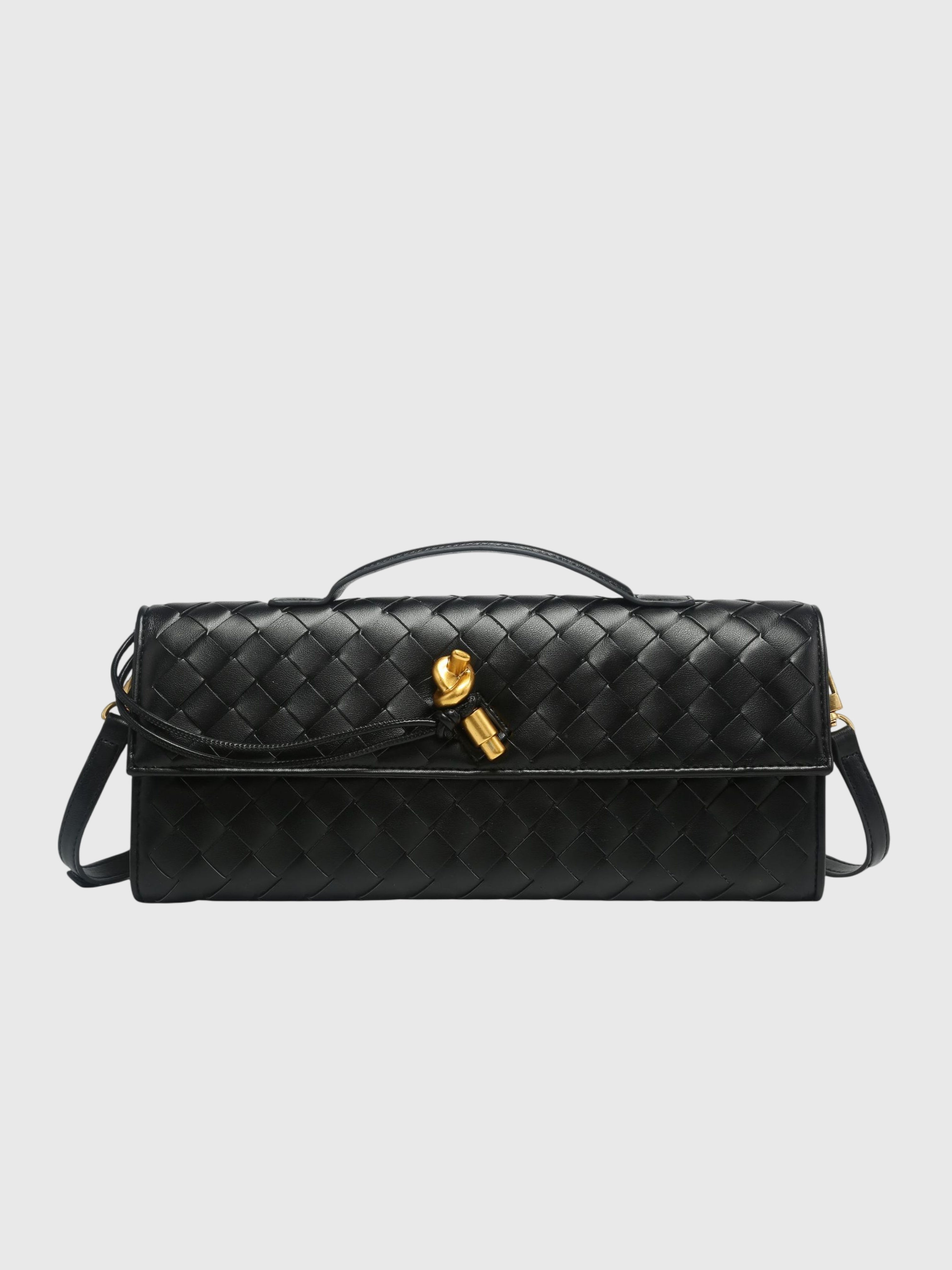 Camila | Luxe Slim Woven Clutch
