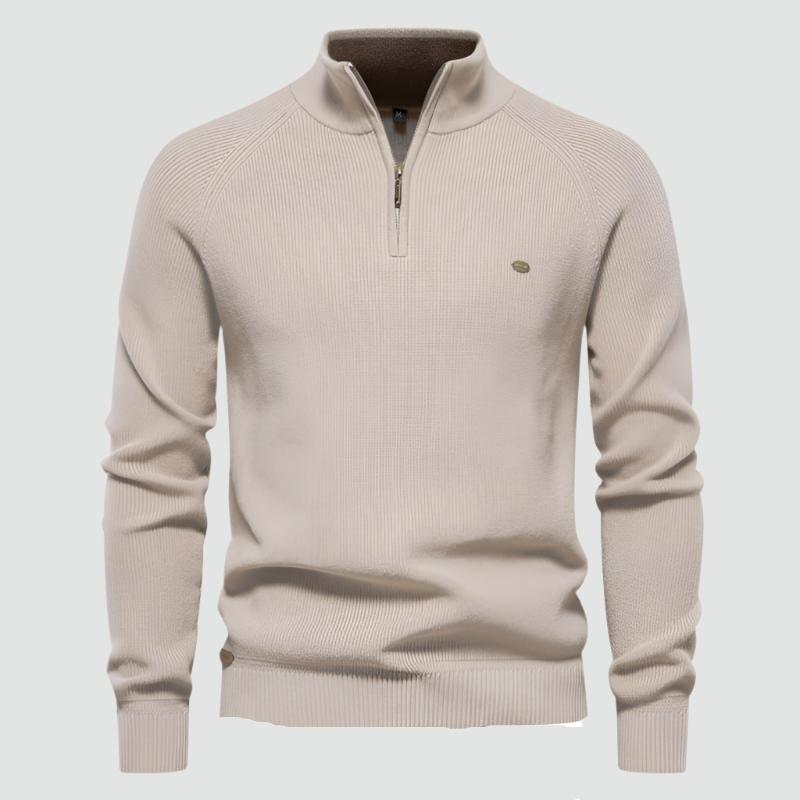 Lucio - Warm Zipper Knit Sweater