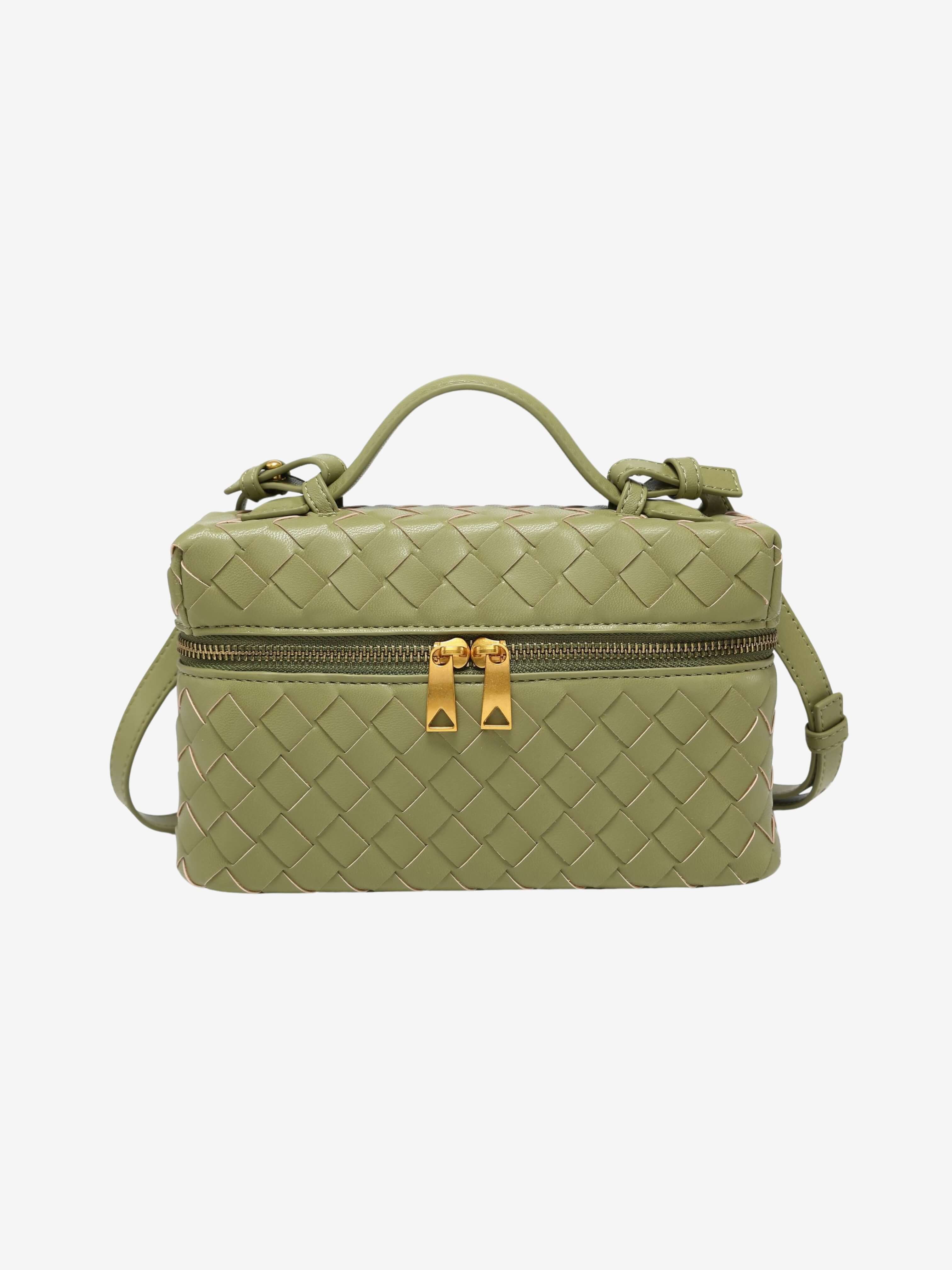 Juliette | Polished Structured Woven Bag