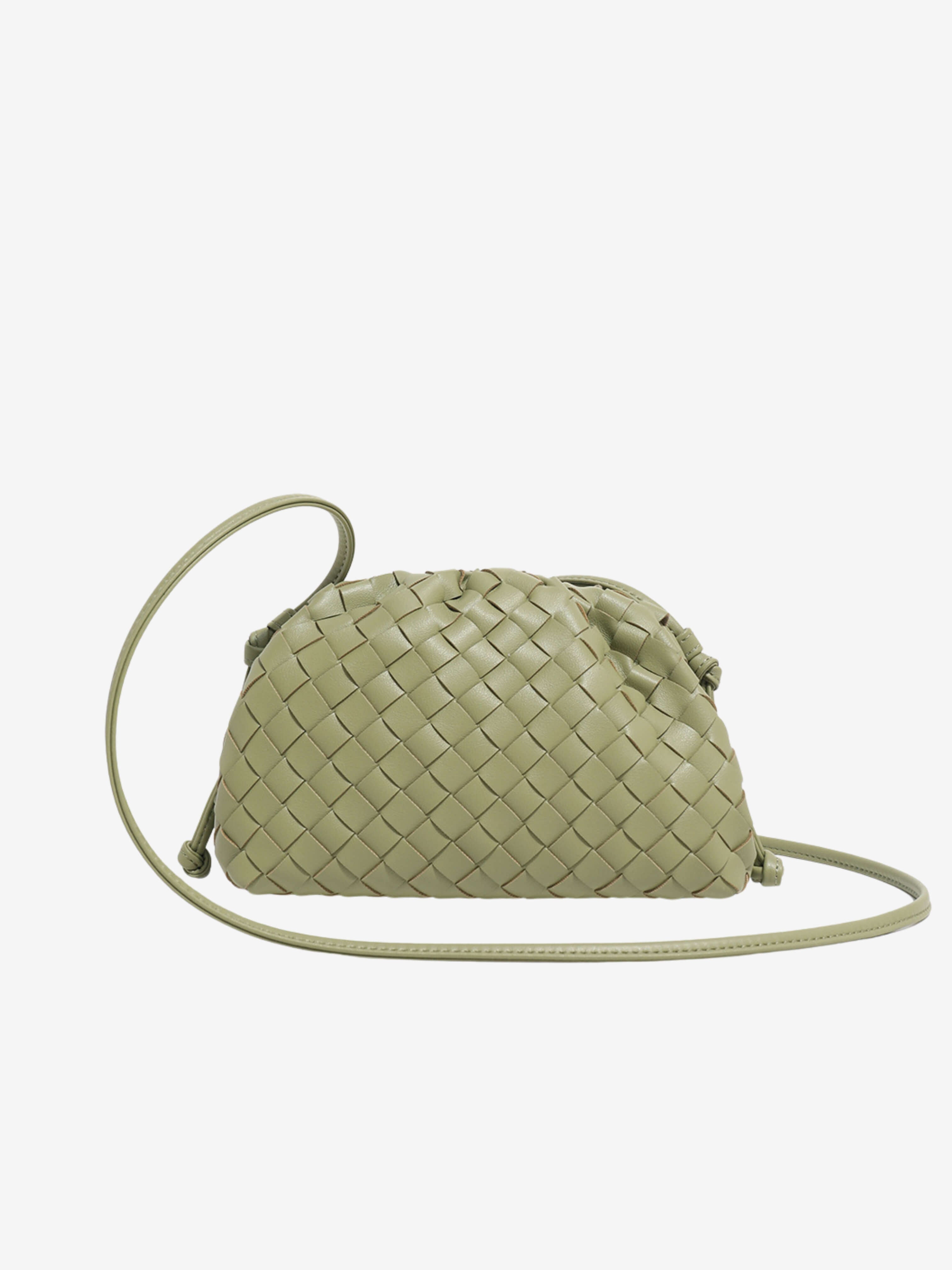 Heleina | Sleek Braided Crossbody Bag