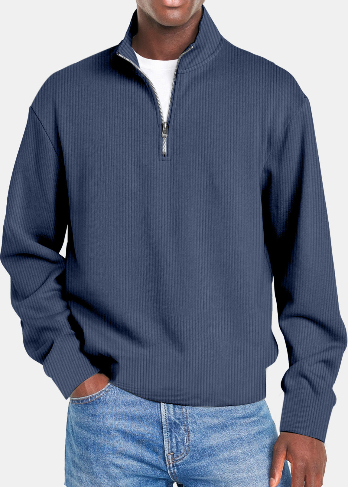 Finley - Long Sleeve Zip-Up Casual Top