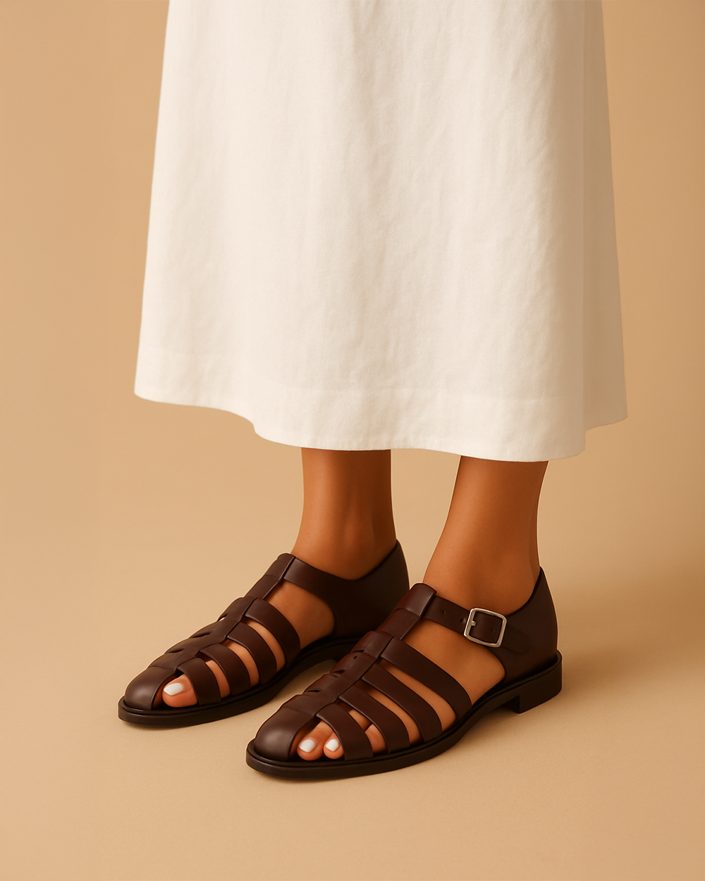 Marlowe & Co | Grazio Closed Sandal with Strap