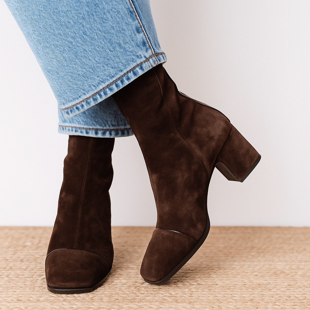 Yvonne – Elegant Comfort Heel Boots