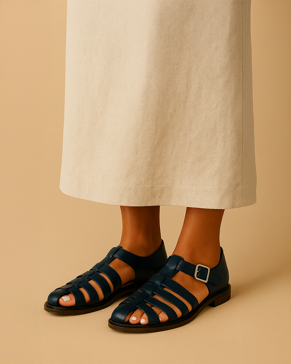 Marlowe & Co | Grazio Closed Sandal with Strap