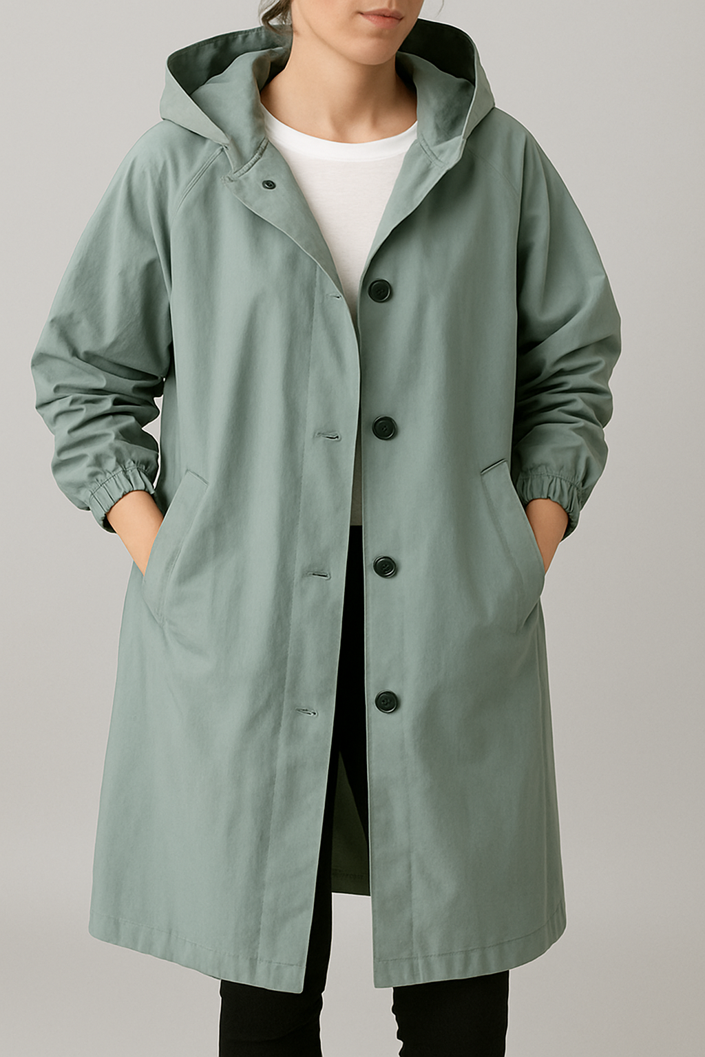 Lunara - Stylish Belt Trench Coat