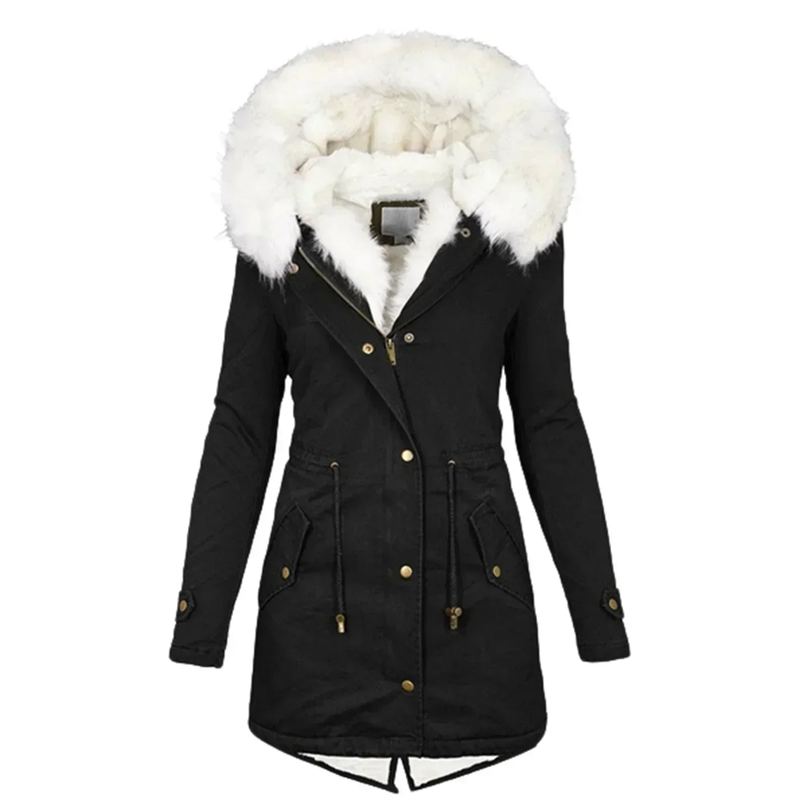 Solène Luxe™ | Soft-Lined Winter Coat