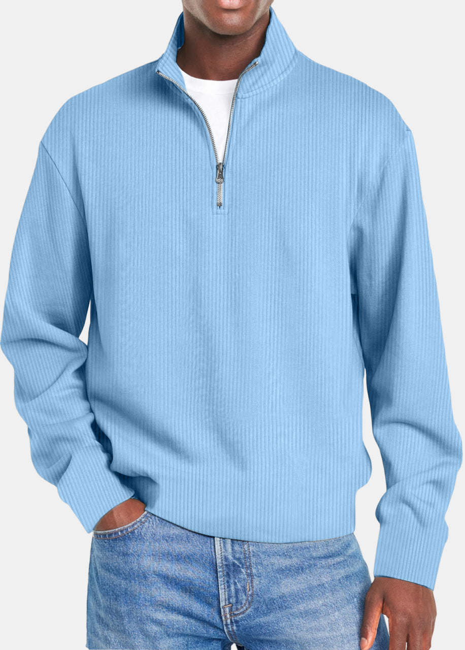 Finley - Long Sleeve Zip-Up Casual Top