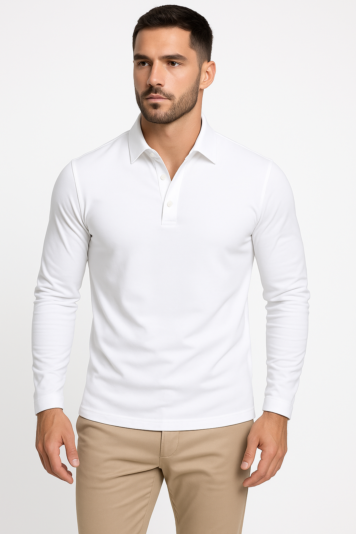Lewis Long-Sleeve Polo