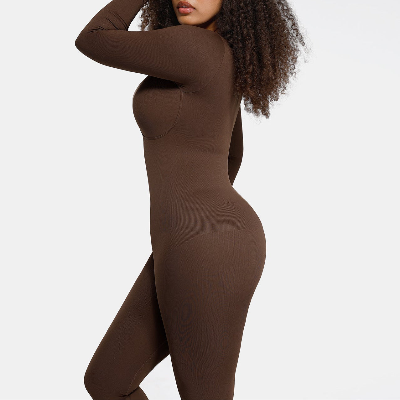 Camila Seamless Deep V Catsuit