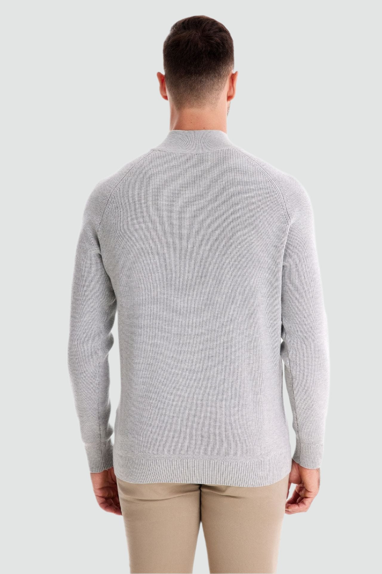 Lucio - Warm Zipper Knit Sweater