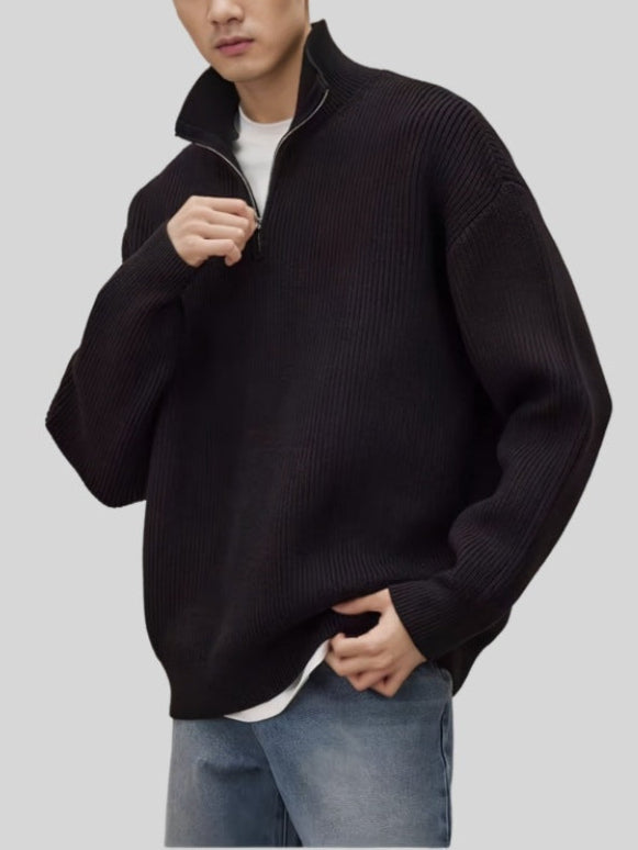 Calib - Half-Zip High-Collar Sweater