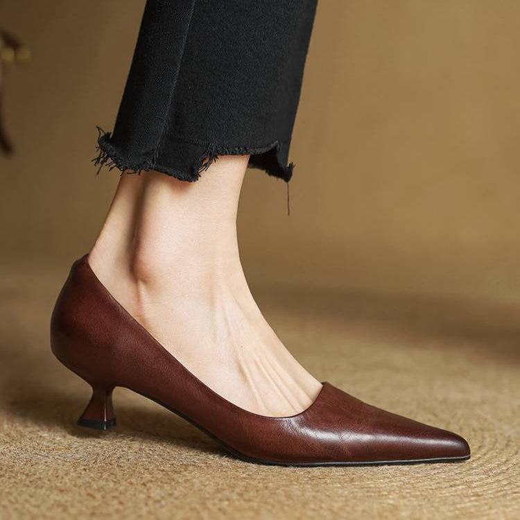 Marlowe & Co | Anok Genuine Leather Heels