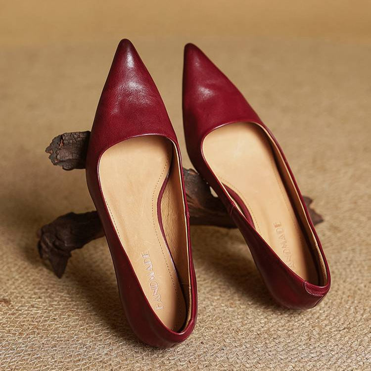 Marlowe & Co | Anok Genuine Leather Heels