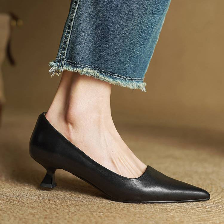 Marlowe & Co | Anok Genuine Leather Heels