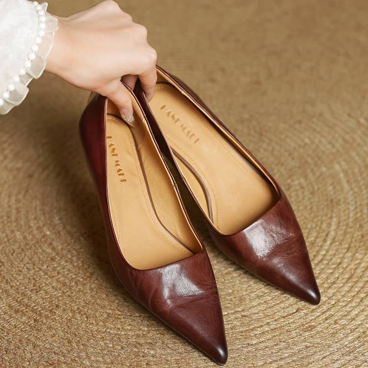 Marlowe & Co | Anok Genuine Leather Heels