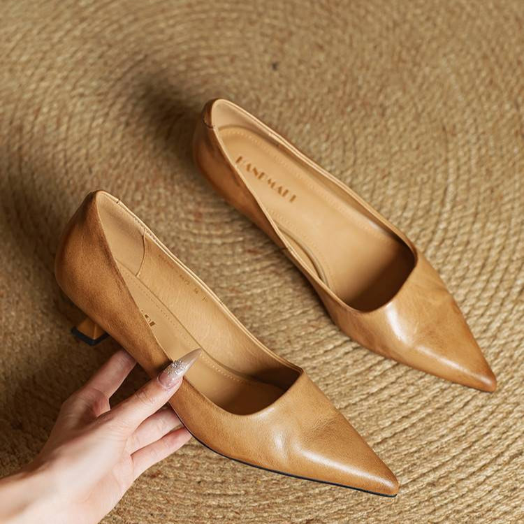 Marlowe & Co | Anok Genuine Leather Heels