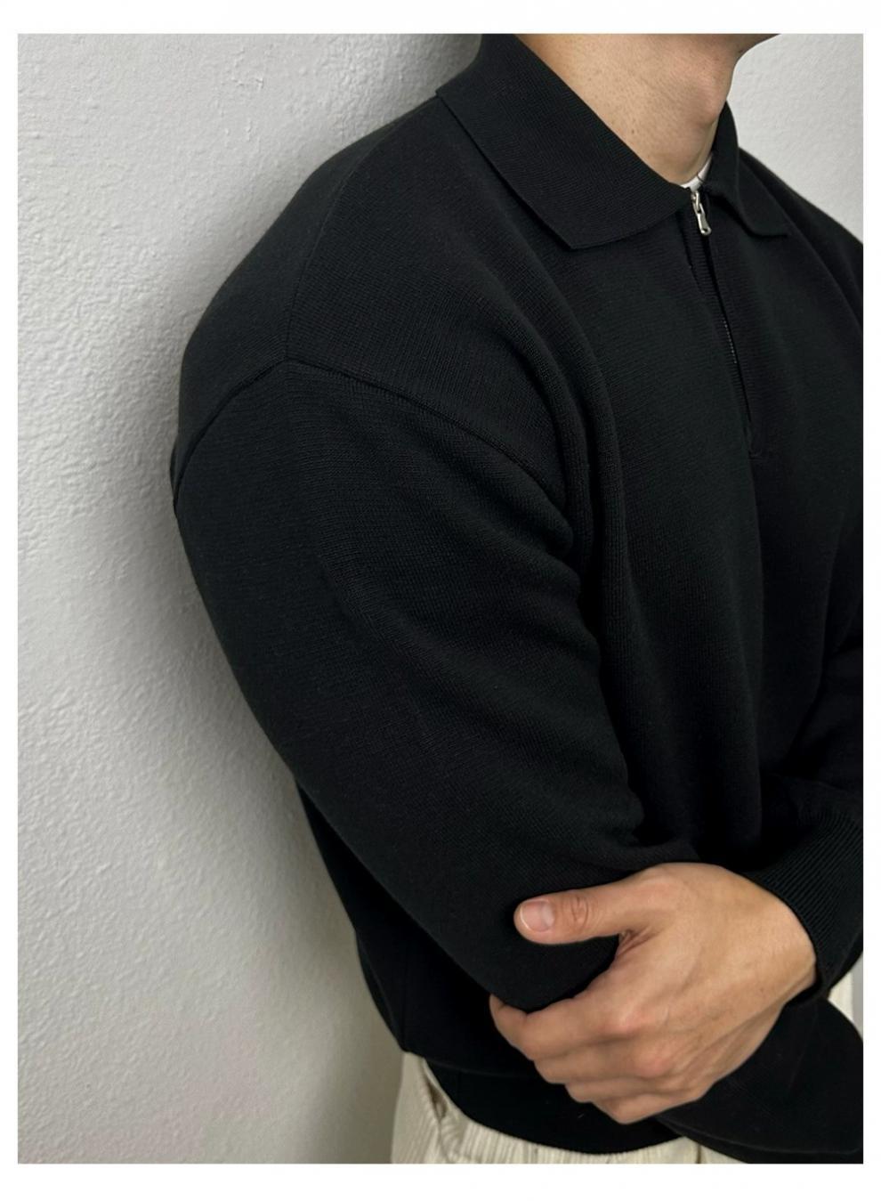 Derek - Zip Collar Sweater