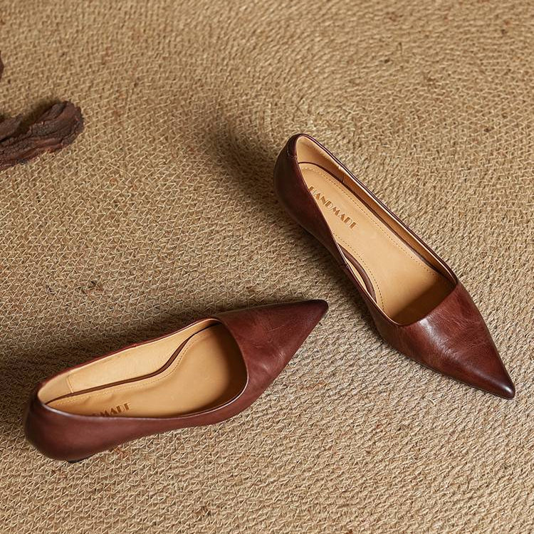 Marlowe & Co | Anok Genuine Leather Heels