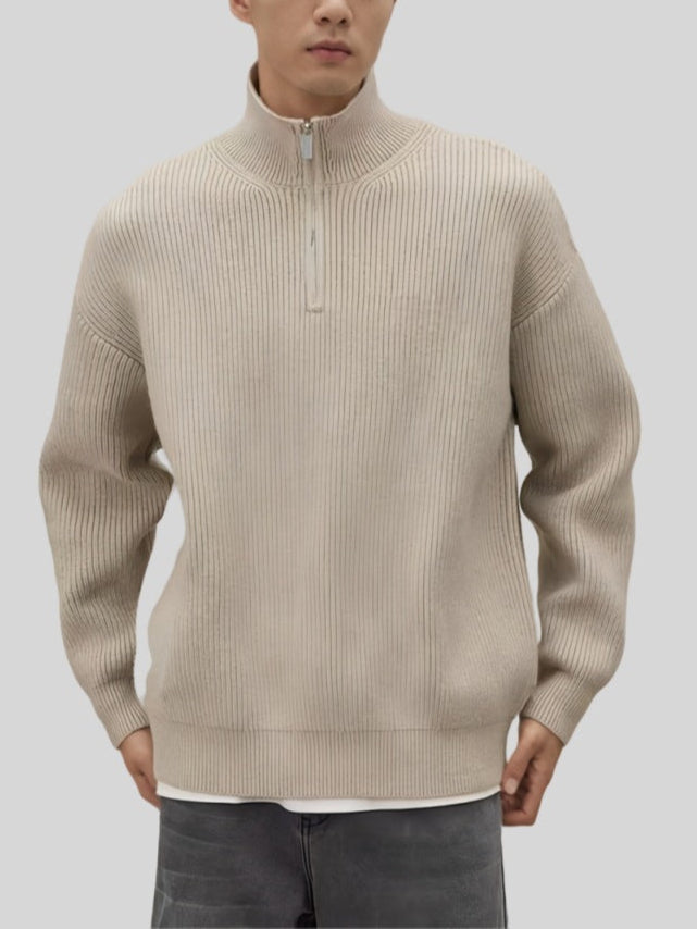 Calib - Half-Zip High-Collar Sweater