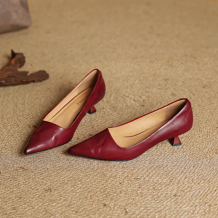 Marlowe & Co | Anok Genuine Leather Heels