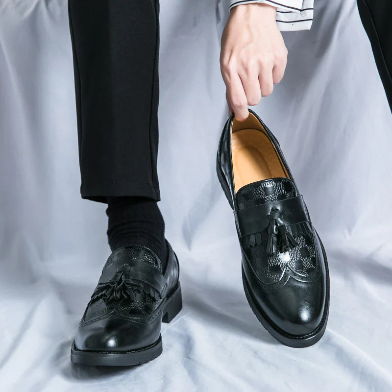 Marlowe & Co | Elixor Genuine Leather Loafers