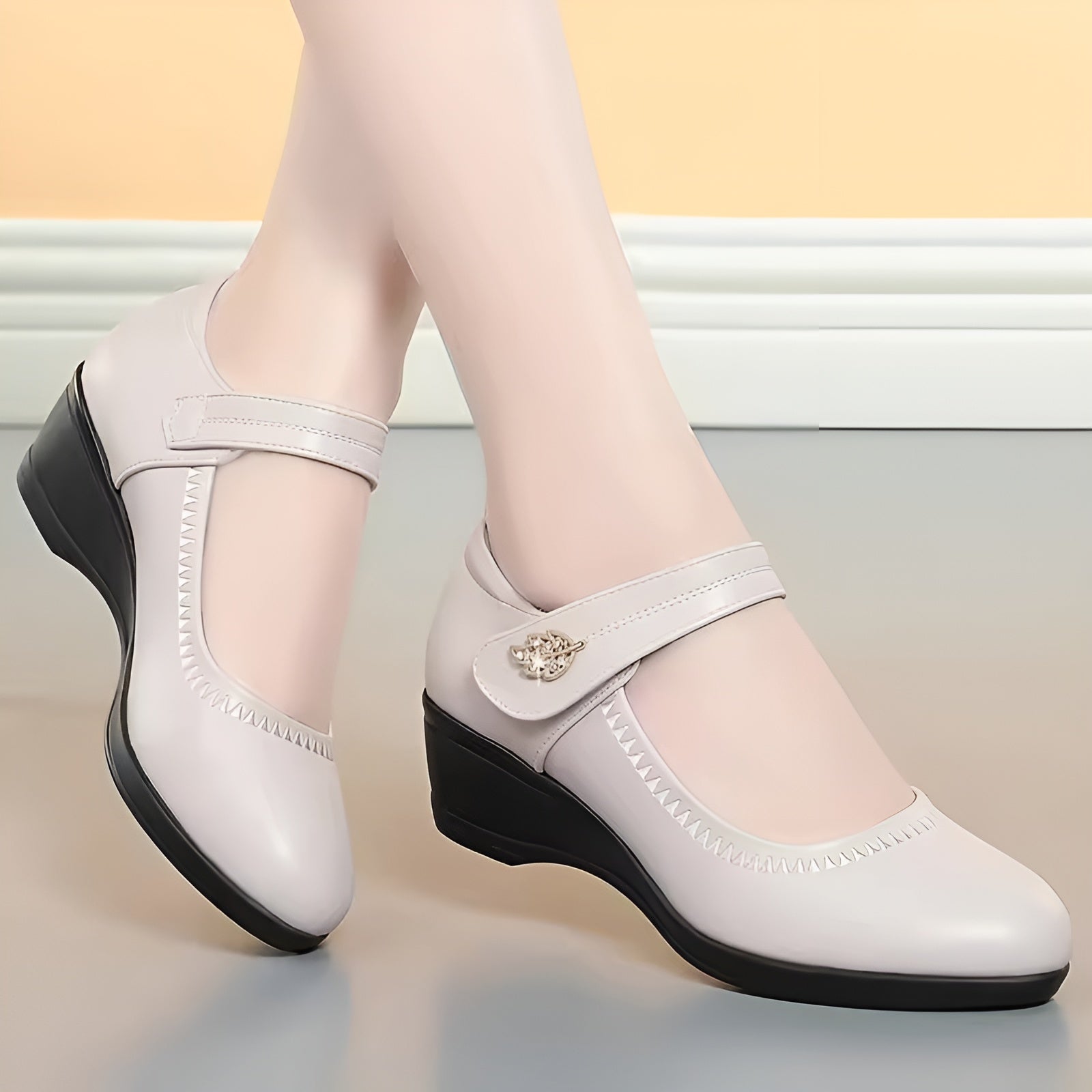 Élina-Rose™ | Soft Leather Shoe