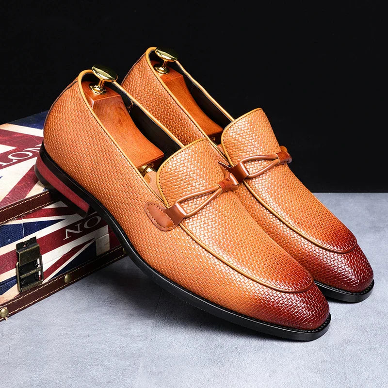 Jeffrey | Stylish Woven Loafers for Men