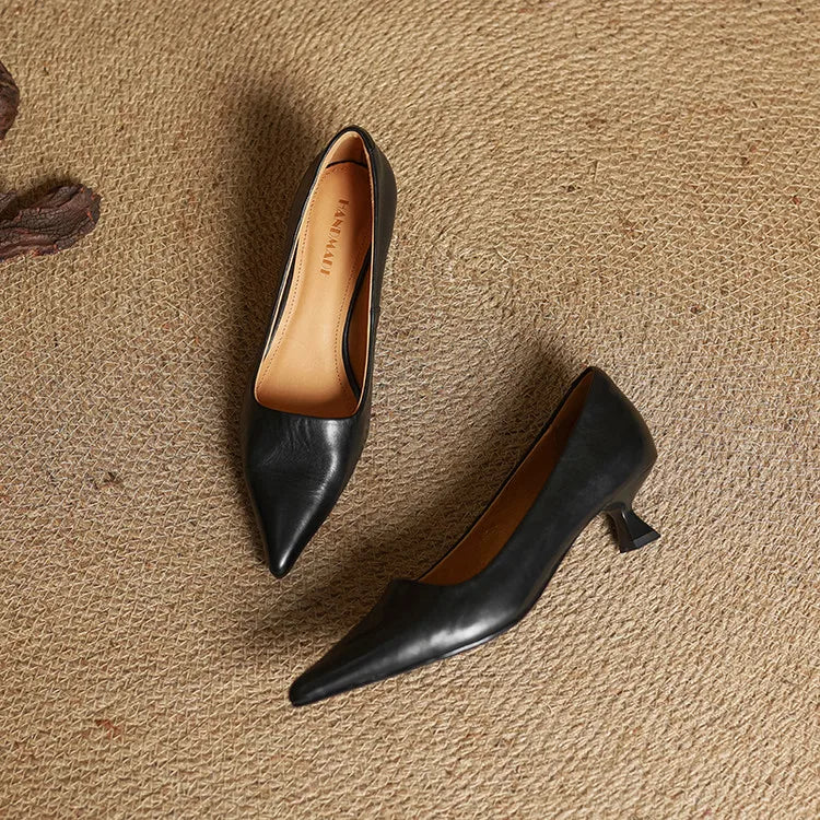 Marlowe & Co | Anok Genuine Leather Heels