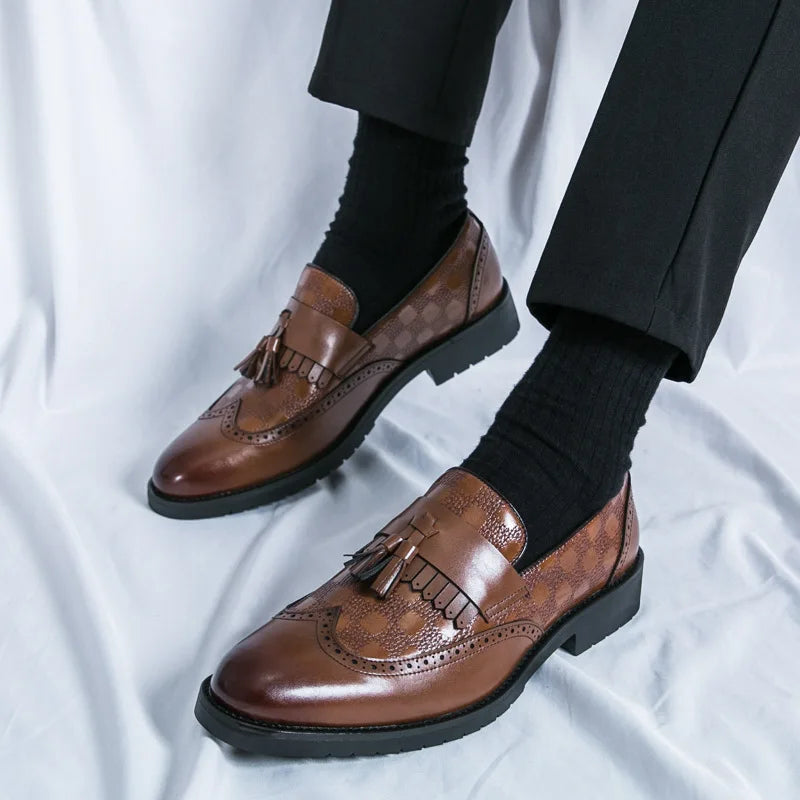 Marlowe & Co | Elixor Genuine Leather Loafers