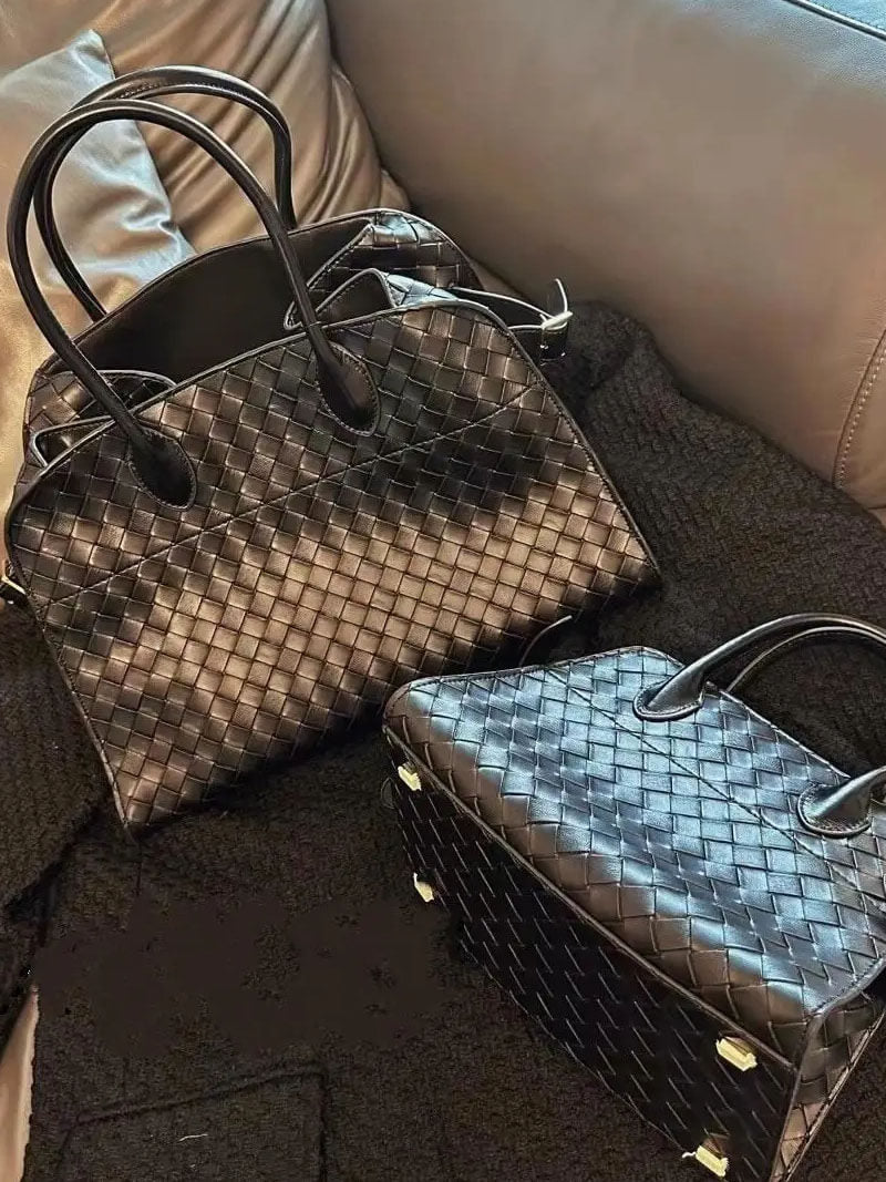 Henna Woven Shopper Bag