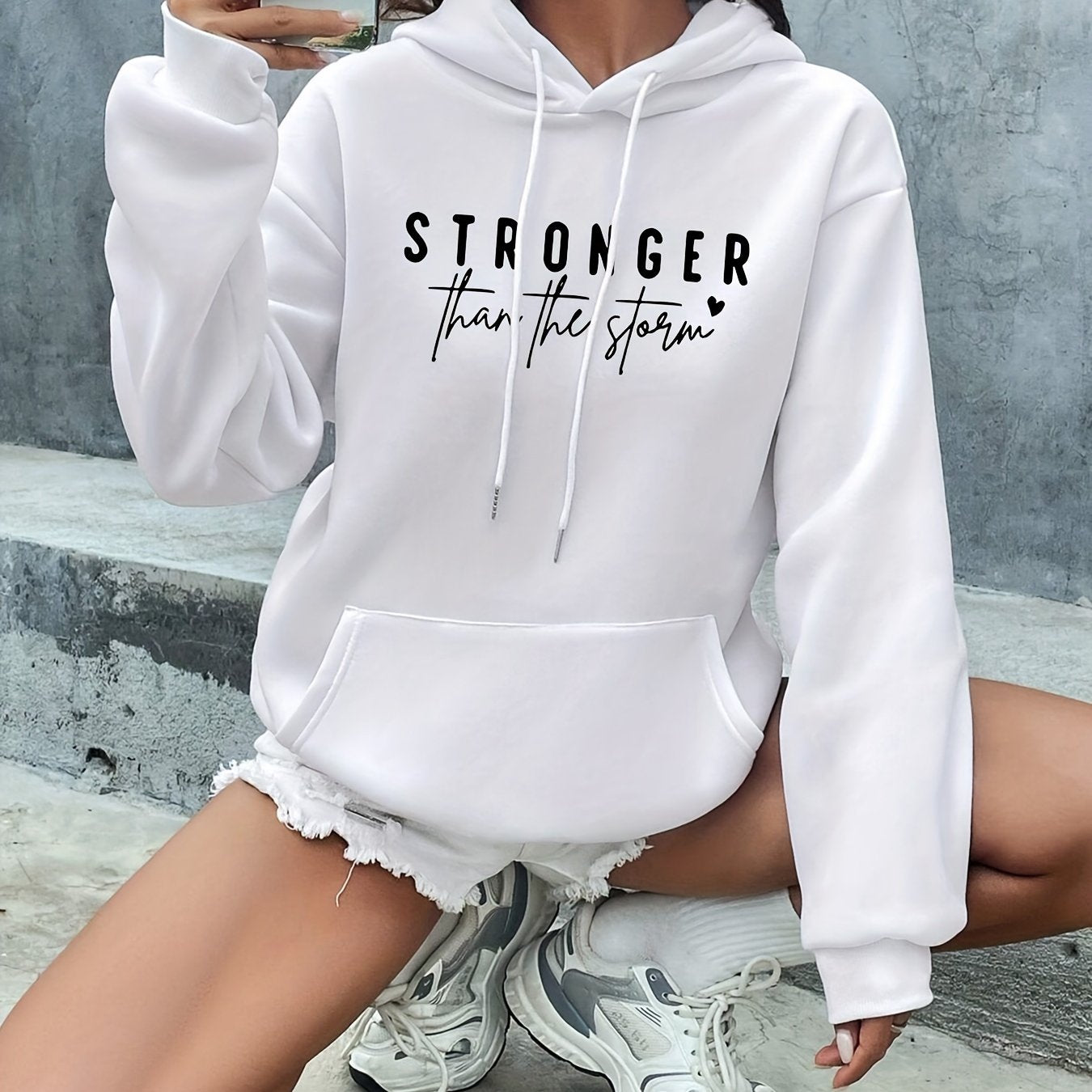 Elina™ | Stronger Hoodie with Message